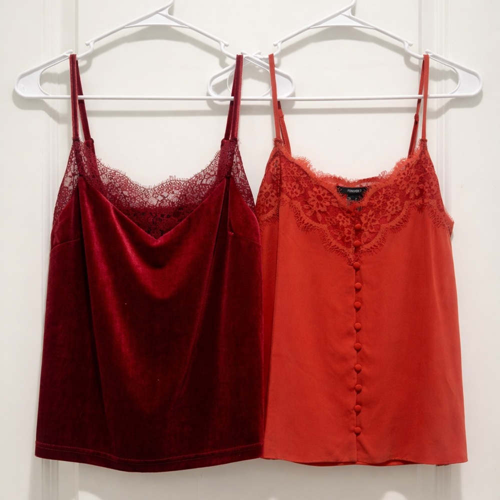 Forever 21 Lace Cami Top Bundle | 2 Pieces | Size Small | NWT